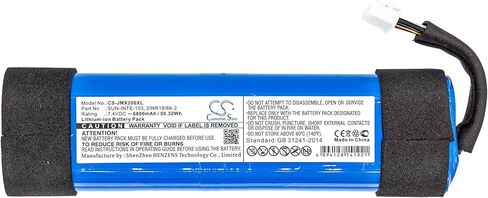 بطارية بديلة لجهاز Xtreme 2 XTREME2BLKAM XTREME2BLUAM، SUN-INTE-103 2INR19/66-2 بطارية 6800 مللي أمبير في الساعة in Kuwait