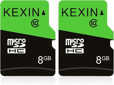 KEXIN 16GB Micro SD Card 2 Pack with SD Adapter microSDHC Memory Card UHS-I C10 U1 Micro SD Card Full HD High Speed TF Card for Smartphone Tablet in Saudi Arabia