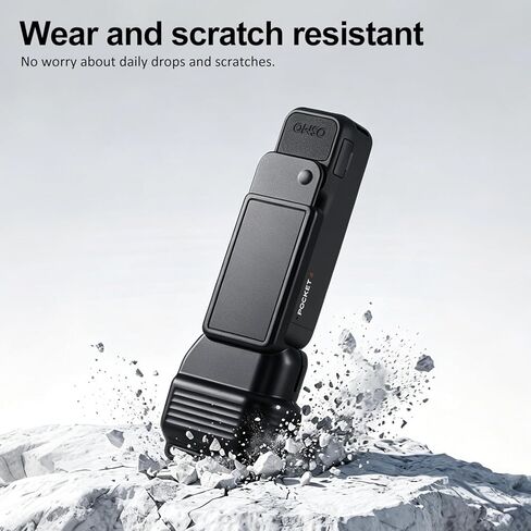 حافظة صلبة مخصصة لـ DJI Osmo Pocket 4، حامل انحراف مضاد للخدش وواقي شاشة، غطاء كاميرا محمول صديق للشحن للسفر والتصوير في الهواء الطلق in Kuwait