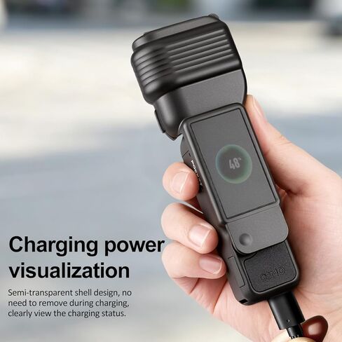حافظة صلبة مخصصة لـ DJI Osmo Pocket 4، حامل انحراف مضاد للخدش وواقي شاشة، غطاء كاميرا محمول صديق للشحن للسفر والتصوير في الهواء الطلق in Kuwait