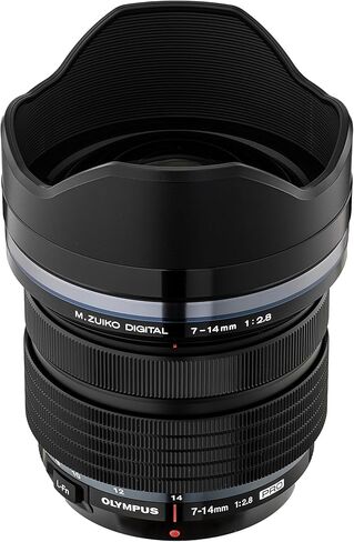نظام OM 7-14 مم f/2.8 PRO - تكبير سريع للغاية لـ Micro Four Thirds، والمناظر الطبيعية الحادة، والسفر، والهندسة المعمارية، والديكورات الداخلية (V313020BU000) + حقيبة ظهر + برنامج صور + بطاقة 64 جيجابايت + المزيد (حزمة 10 قطع) in Kuwait