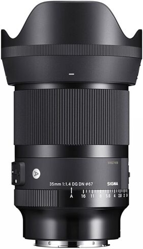 عدسة Sigma AF 35 مم f/1.4 DG DN Art لـ Sony E، حزمة مع مجموعة برامج Corel PC، مجموعة مرشح 67 مم، حافظة، غلاف، منظف العدسات، مجموعة التنظيف، حبل غطاء العدسة in Kuwait