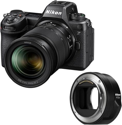 كاميرا نيكون Z6III بدون مرآة مع عدسة NIKKOR Z مقاس 24-70 مم f/4 S، حزمة محول FTZ II in Kuwait