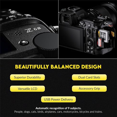 كاميرا نيكون Z6III بدون مرآة مع عدسة NIKKOR Z مقاس 24-70 مم f/4 S، حزمة محول FTZ II in Kuwait