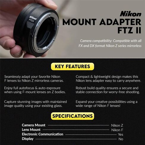 كاميرا نيكون Z6III بدون مرآة مع عدسة NIKKOR Z مقاس 24-70 مم f/4 S، حزمة محول FTZ II in Kuwait