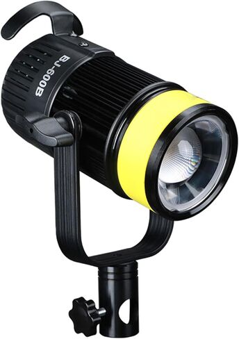LICAEVEY مصباح فيديو LED، CRI 96+ 3600LM 35000lux عكس الضوء 5600K، تبريد صامت، مصدر طاقة مزدوج، إضاءة التصوير الفوتوغرافي (قابس الولايات المتحدة) in Kuwait