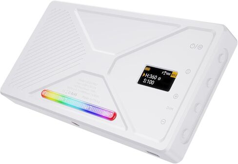 مصباح فيديو GOWENIC RGB، 225 خرزة LED 95+ CRI قابلة للتعتيم 2500K-9900K درجة حرارة اللون 24 تأثيرات مشهد، مع حامل حذاء بارد لكاميرا DSLR بث مباشر لمؤتمر الفيديو in Kuwait