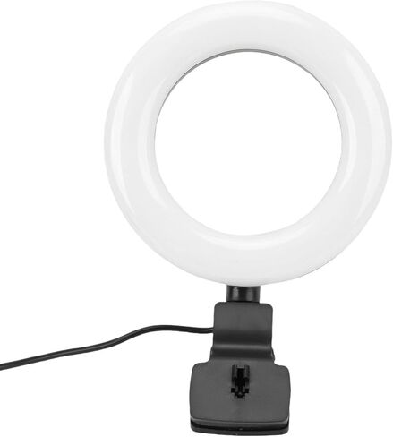 ضوء LED، 60 مصباح LED 290LM CRI 85 مع أوضاع إضاءة محايدة باردة ودافئة قابلة للتعديل ودعامة دوران 180 درجة، لجلسات الفيديو والبث المباشر لصور السيلفي in Kuwait
