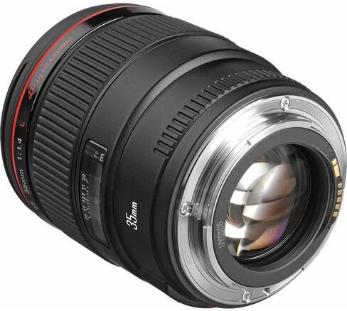 مجموعة عدسات Canon EF 35mm f/1.4L USM | سلسلة L-Series واسعة الزاوية مع فتحة عدسة f/1.4 سريعة وبصريات متقدمة وتركيز تلقائي USM من النوع الحلقي | لصور الإضاءة المنخفضة وصور الشوارع (2512A002) + مجموعة المرشحات + المزيد in Kuwait