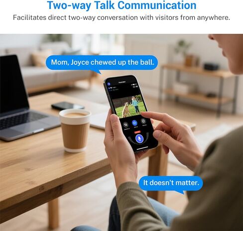 كاميرا أمان WiFi بدقة 1080 بكسل مع لوحة شمسية، تعمل بالبطارية، إمالة عمومية، كشف الحركة بالذكاء الاصطناعي، رؤية ليلية، محادثة ثنائية الاتجاه، IP65، واي فاي 2.4 جيجا هرتز، تخزين سحابي in Kuwait