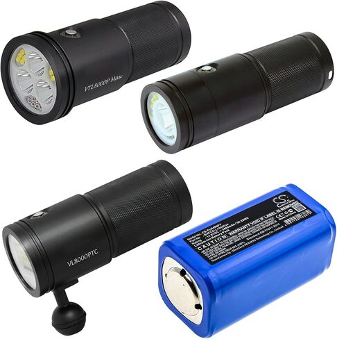 3400 مللي أمبير BATCELL18650x4 استبدال البطارية لـ Bigblue VL7500P VL10000P VL8300P TL4500P VL8000P-TC VL9000P VTL8000P VTL5500P TL4000P VL7200-TC TL4800P VTL8000P-MAX VL6500-TC VL5800P (14.8 فولت) in Kuwait