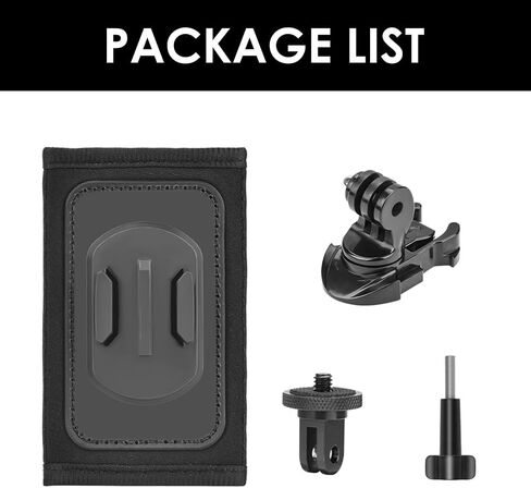 Action Camera Backpack Strap Mount for DJI OSMO 360 Nano Pocket 4 3 Action 6 5 Pro 4 3, Insta360 ACE Pro 2/1 X5 GO Ultra 3 3S, Shoulder Strap Clip Holder Adapter Base for GoPro Max 13 12 11 10 in Kuwait