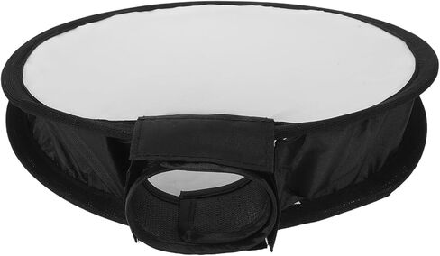 Portable Round Camera Flash Light Softbox Diffuser 11.5" Foldable Soft Light Attachment for Studio and Portrait Photography in Kuwait