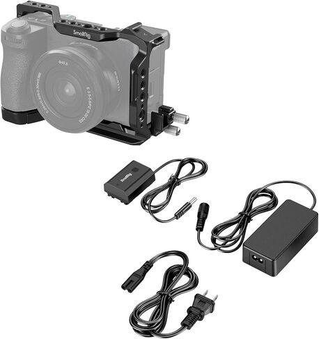 حزمة SMALLRIG: مجموعة قفص الكاميرا SmallRig لجهاز Sony A6700 وبطارية SmallRig NP-FZ100 الدمية in Kuwait