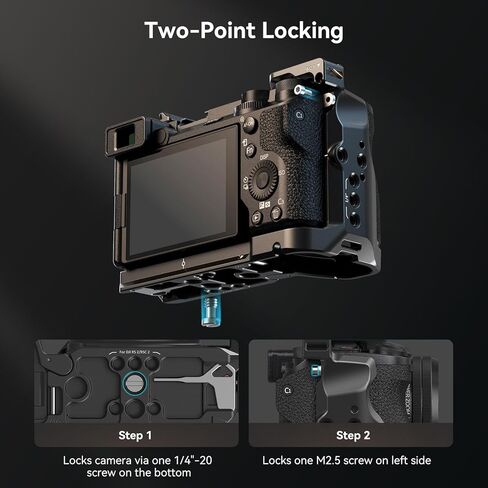 حزمة SMALLRIG: مجموعة قفص الكاميرا SmallRig لجهاز Sony A6700 وبطارية SmallRig NP-FZ100 الدمية in Kuwait