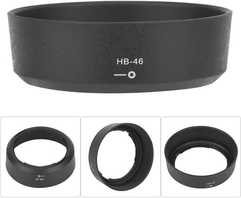 HB-46 Lens Hood, ABS Material Solid Wear Bayonet Rear Lens Cover for AFS 35mm F/1.8G DX Camera Lens in Kuwait
