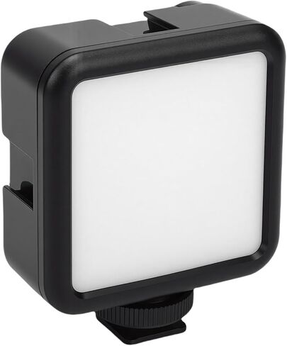 PUSOKEI LED كاميرا ملء الضوء، 24 حبات LED عالية السطوع 5600K مع 3 حوامل للأحذية الباردة وقاعدة للأحذية الساخنة، لكاميرا الهاتف DSLR التصوير الفوتوغرافي in Kuwait