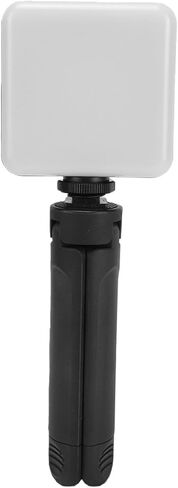 LICAEVEY 2PCS LED Video Light، سطوع قابل للتعديل 5600K، إضاءة التصوير الفوتوغرافي مع مشبك هاتف حامل ثلاثي القوائم، 2500 مللي أمبير قابلة لإعادة الشحن، للبث المباشر للفيديو الفوتوغرافي في الاستوديو in Kuwait