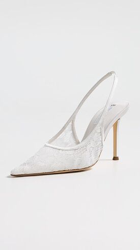 حذاء Tony Bianco النسائي من الدانتيل Noni Slingbacks، عاجي بروكيد، 8.5 متوسط ​​أمريكي in Kuwait
