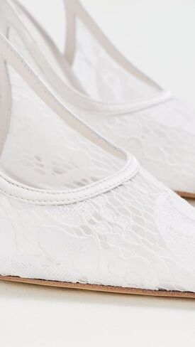 حذاء Tony Bianco النسائي من الدانتيل Noni Slingbacks، عاجي بروكيد، 8.5 متوسط ​​أمريكي in Kuwait