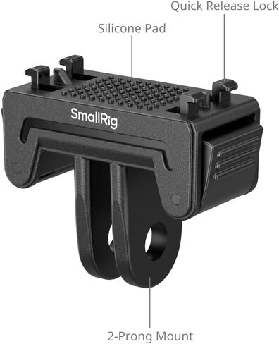 محول تثبيت سريع الإصدار من SMALLRIG لجهاز Insta360 X5 / X4 Air/Ace Pro 2 / Ace Pro/Ace، محول مع حامل شوكتين للحوامل الثلاثية وعصا السيلفي وإكسسوارات تسجيل الفيديو (قطعتان) - 6303 in Kuwait