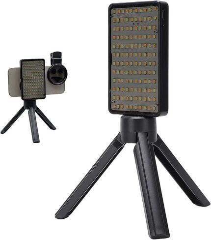 Yoidesu LED التصوير الفوتوغرافي ملء الضوء، عدسة دوارة مضادة 2800K 7500K سطوع قابل للتعديل، مع 120 مصباح CRI ومشبك قوي للبث المباشر للتصوير الفوتوغرافي في الاستوديو in Kuwait