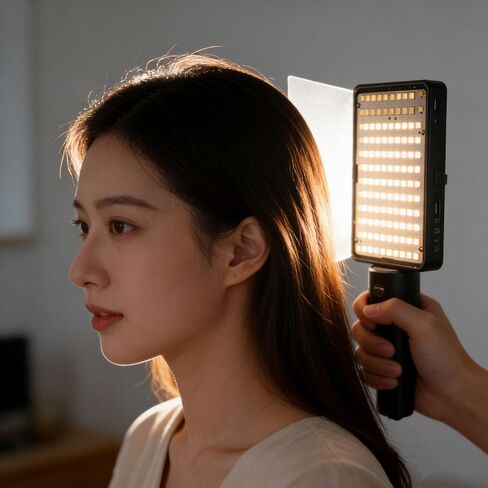 Yoidesu LED التصوير الفوتوغرافي ملء الضوء، عدسة دوارة مضادة 2800K 7500K سطوع قابل للتعديل، مع 120 مصباح CRI ومشبك قوي للبث المباشر للتصوير الفوتوغرافي في الاستوديو in Kuwait