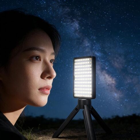 Yoidesu LED التصوير الفوتوغرافي ملء الضوء، عدسة دوارة مضادة 2800K 7500K سطوع قابل للتعديل، مع 120 مصباح CRI ومشبك قوي للبث المباشر للتصوير الفوتوغرافي في الاستوديو in Kuwait