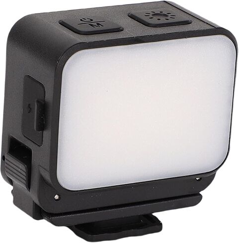 Drfeify LED Fill Light, 20 Beads 3 Color Temperatures 4 Brightness Levels Magnetic Auxiliary Light with Cold Shoe Port 1/4 Inch Screw Hole, for Pocket 3 Action 5 Camera (with) in Saudi Arabia