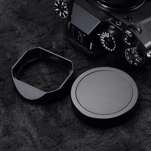 غطاء عدسة معدني مربع مع غطاء مناسب لملحقات الكاميرا Fujifilm Fujinon XF 35mm F1.4 R、18mm F2 R、60mm F2.4 R in Kuwait