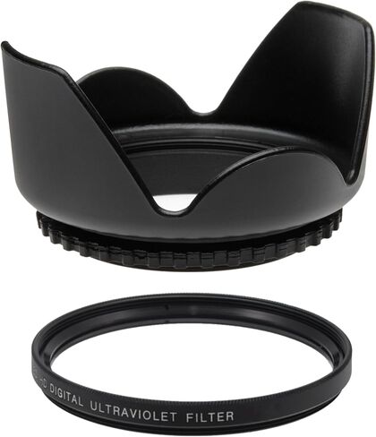 فلتر للأشعة فوق البنفسجية 58 مم + غطاء عدسة توليب 58 مم لـ Fujifilm XF 18-55 مم F2.8-4 R LM OIS، فلتر للأشعة فوق البنفسجية 58 مم وغطاء عدسة 58 مم in Kuwait
