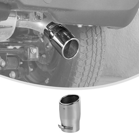 Linskip Exhaust Tip Extension Compatible with Ford Bronco Sport 2021-2026+, Chrome Tailpipe Extension for Bronco Sport Exterior Accessories in Saudi Arabia