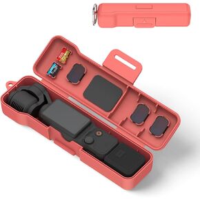 حافظة لملحقات DJI Osmo Pocket 3 Creator Combo، حافظة مقاومة للماء للسفر لـ DJI Pocket 3، مع 3 فتحات تخزين مرشح Cpl/Nd وفتحتين لبطاقة التخزين (رمادي) in Kuwait
