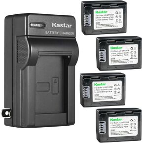 بطارية بديلة من Kastar مكونة من عبوتين وشاحن حائط تيار متردد لهاتف Samsung SMX-F700SP، SMX-F700BN، SMX-F700SN، HMX-F80، HMX-F80BP، HMX-F80SP، HMX-F80BN، HMX-F80SN، HMX-F80BN/XAA، HMX-F80SN/XAA، HMX-F800 in Kuwait