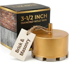 Drilax 1 3/4 بوصة الماس الطوب كتلة خرسانية البناء هول المنشار الثقيلة الرطب الجاف استخدام 1-3/4 بوصة 1.75 بوصة حزمة واحدة in Kuwait