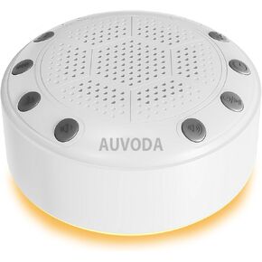 S318 Sound Machine for Sleep, White Noise Machine with 25 Non-Looping Sounds, 11-Color Night Light, Memory & Timer, BT5.3, Rechargeable, Portable, for Baby, Kids, Adults, Home, Office, Travel in Saudi Arabia