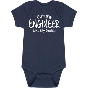Instant Message - Future Engineer Like Daddy - Baby Body Suit in Kuwait