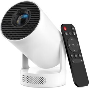 【تطبيقات مدمجة】جهاز عرض صغير مع واي فاي وبلوتوث، يدعم 4K، جهاز عرض محمول، مكبر صوت بقاعدة صوت 5 وات، 200 ANSI، Android، جهاز عرض عمودي تلقائي 210 درجة قابل للدوران in Kuwait