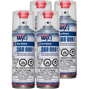 Spray max USC 2k High Gloss Clearcoat Aerosol (2 PACK) in Saudi Arabia