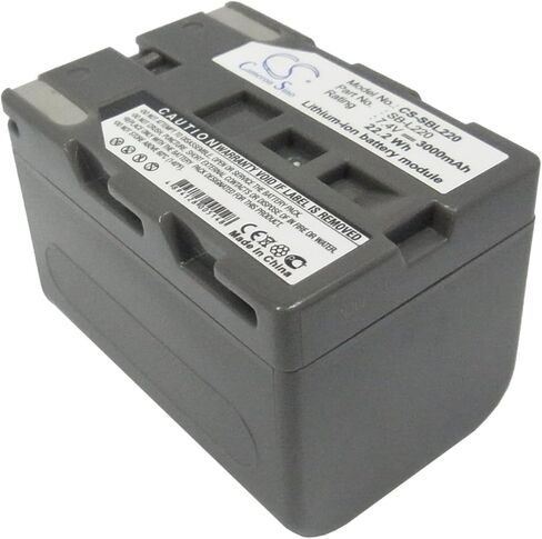 7.4 فولت 3000 مللي أمبير SB-L220 SB-L70A SB-LS70AB SB-L110 SB-L70R SB-L70 استبدال البطارية لـ VP-D65 VP-D7L VP-D23 VP-D6040 SCD590 VP-D530 SCD325 SCD27 SCD31 VP-D21 VP-D24 SCD327 VP-D107 SCD34 in Kuwait