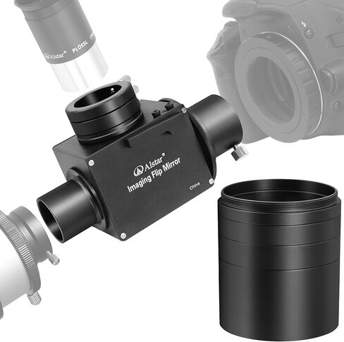 Alstar Astronomical 2"/M48-extension Tube Kit 5mm 8mm 10mm 30mm - Bundle with - 1.25 Inch Flip Mirror for Telescope in Kuwait