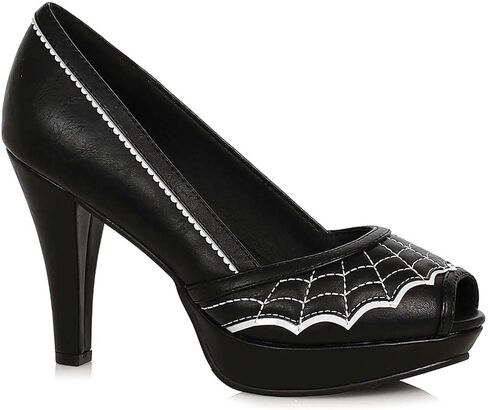 حذاء Ellie Shoes Spiderweb، أسود من البولي يوريثان، 7 in Kuwait