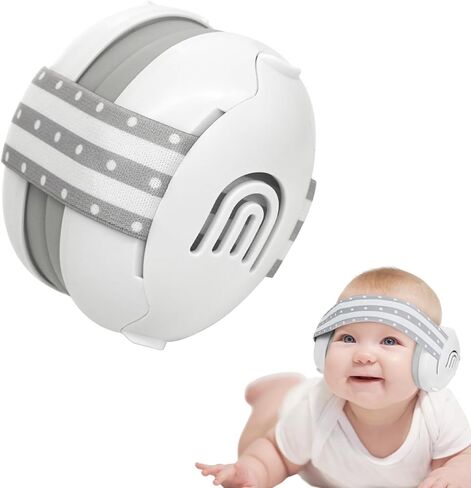 Adjustable Baby & Toddler Noise Cancelling Headphones - Ear Muffs for Kids 1-3 for Airplane Travel in Kuwait