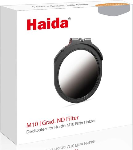 فلتر Haida Drop-in Soft Grad GND16 لحامل M10 100 مللي متر الزجاج البصري GND1.2 4 Stop ND 16X HD4478 in Kuwait
