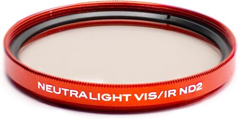 فلتر TruColor NeutraLight VIS/IR ND2، كثافة محايدة وقفة واحدة للكاميرات ذات الطيف الكامل والكاميرات المحولة بالأشعة تحت الحمراء، حتى تقليل الضوء عبر الأطوال الموجية المرئية (VIS) والأشعة تحت الحمراء القريبة (NIR) (62 مم) in Kuwait