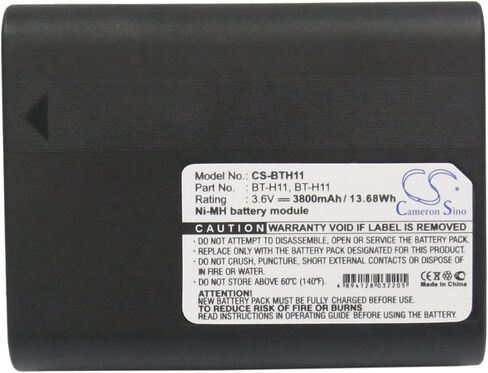 (10 Pack) XSP Battery for Sharp VL-8 VL-8888 VL-A10 VL-A10E VL-A10H and Others PN BT-H11 BT-H11U 3800mAh in Kuwait