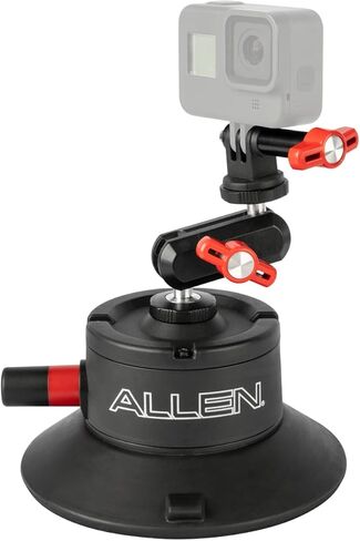 حامل كاميرا Allen Smart Suction SNAP، موديل SB-03، متوافق مع كاميرات DSLR، بدون مرآة، مدمجة، DJI، Insta360، وGoPro-Style Action Cameras in Kuwait