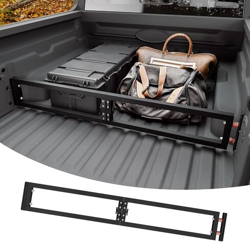 مقسم سرير الشاحنة متوافق مع 2022-2025 2026 Toyota Tundra Cargo Divider Trunk Organizer سبائك الألومنيوم استبدال مقسم الأمتعة مع لوحة مولي لملحقات تندرا 2024 in Kuwait
