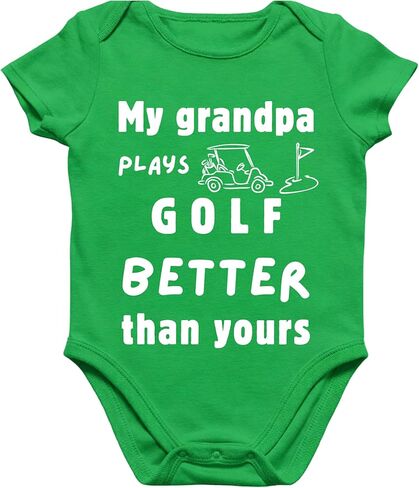 Born to Rock® Golf Baby Bodysuit – Funny Infant Outfit Gift “My Daddy/Uncle/Grandpa Plays Pickleball Better Than Yours" in Saudi Arabia