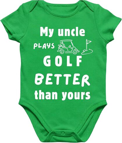 Born to Rock® Golf Baby Bodysuit – Funny Infant Outfit Gift “My Daddy/Uncle/Grandpa Plays Pickleball Better Than Yours" in Saudi Arabia